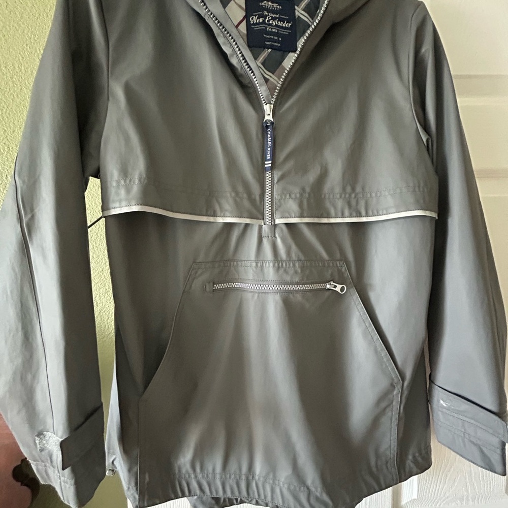 Charles River Apparel Gray Utility Anorak
